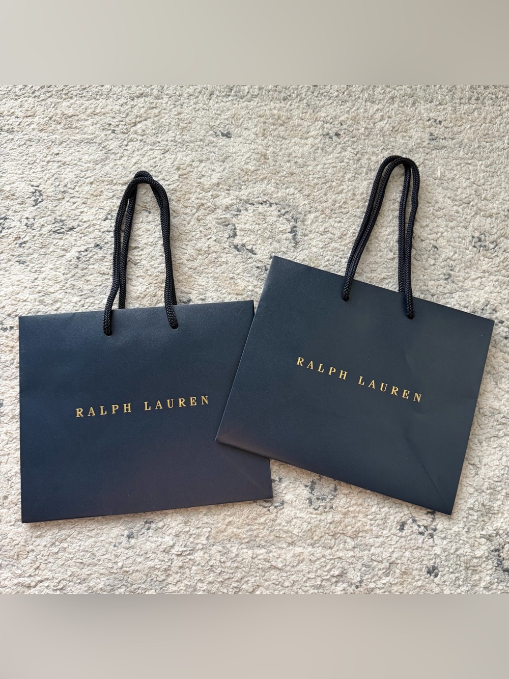 BUNDLE of (2) Two: Ralph Lauren London England Bags, Giftbags